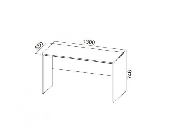 Стол СВ-7 746х1300х550мм 